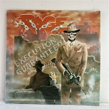 LPレコード RAGE EXECUTION GUARANTEED 87年2nd メタル 80年代HM 輸入盤_画像1