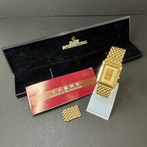 24C035　スイスバンク　SWISS BANK　インゴット　5Pダイヤ　FINEGOLD999.9　クォーツ　不動　24ミリ　レディース腕時計　１円～_画像10