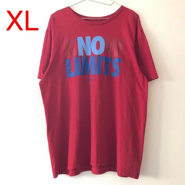 中古 USA古着 Nike Know Limit Logo Tee XL Red ナイキ ノーリミット Tシャツ 半袖Tシャツ ロゴ レッド アメリカ古着