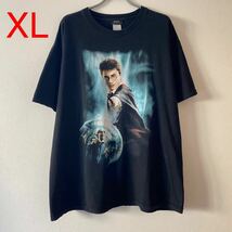 レア 古着 Harry Potter The Goblet Of Fire Movie Promo Tee XL Black Band Rap Tシャツ ハリーポッター 映画 ムービーT 炎のゴブレット_画像1