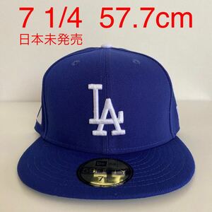 新品 New Era ツバ裏ブラック LA Dodgers Royal Authentic Cap Shohei Ohtani 7 1/4 57.7 ニューエラ キャップ ドジャース ブルー 大谷翔平