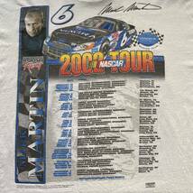 古着Y2K Mark Martin NASCAR Tour Tee XL White Daytona 500 Band Rap Tシャツ マークマーティン ナスカー デイトナ レーシング ビンテージ_画像5