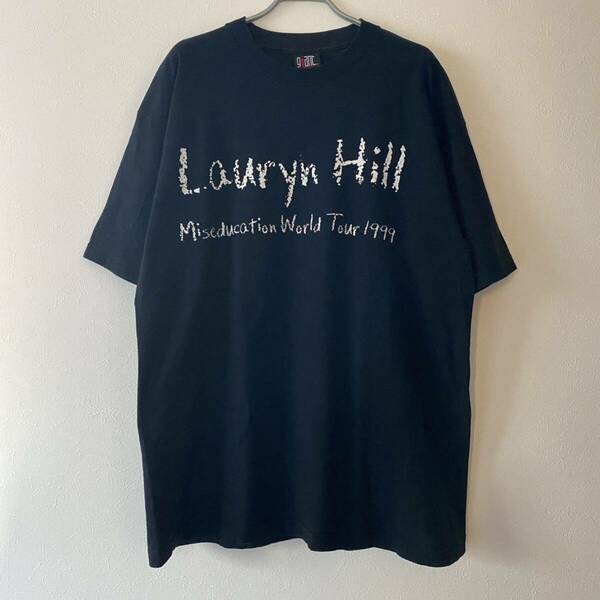 古着 90s Lauryn Hill Miseducation World Tour Tee Black Rap Band ローリンヒル ミスエデュケーション Tシャツ バンドT ラップT Fugees