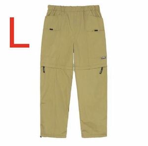 新品 正規 Stussy Nyco Convertible Pant L Bright Olive ステューシー コンバーチブル パンツ カーゴパンツ ハーフパンツ ショーツ Pants