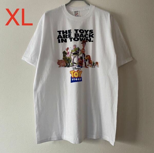 Deadstock 90s Toy Story The Toys Are Back In Town Movie Promo Tee XL トイストーリー Tシャツ 映画 ムービーT Rap Band デッドストック