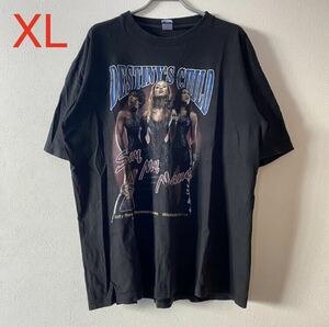 激レア 古着 Vintage Y2K Destiny‘s Child Say My Name Rap Tee XL Black デスティニーズ チャイルド ラップ Tシャツ デスチャ Band Movie