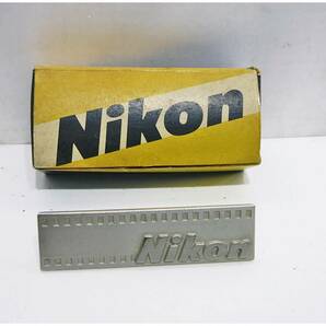 ネクタイピン タイピン NIKON Nikon ニコン ロゴ シルバーカラーの画像1