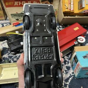 当時物 大量 ブリキ 箱付き まとめて 戦車 パトカー おもちゃ 玩具 乗り物 自動車 日本製 当時物 昭和レトロ ビンテージ ヨネザワ プルートの画像8