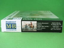 L60◆インディアン戦争・索敵・米先住民1体&英騎兵1騎《18世紀No.3》1/35★マスターボックス_画像3