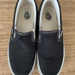 vans black US10 28.0 black slip on スリッポンの画像2