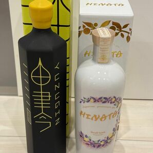 油津 吟　「YUZU GIN 」とプレミアムクラフトジン「ＨＩＮＡＴＡ」のセット　ボックス付き　新品未開封