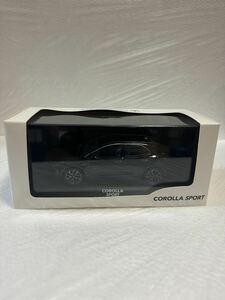 1/30 トヨタ 新型カローラスポーツ COROLLA SPORT 非売品 カラーサンプル ミニカー アティチュードブラックマイカ