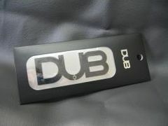 最落なし■DUBステッカーＭ（BK)１枚（DUBグッズ）DB221