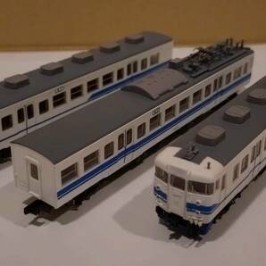 【ジャンク】鉄道コレクション改造 413系新北陸色3両セット(717系より改造ー動力無し)の画像1