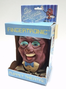 1987年　ビンテージ　FINGERTRONIC　カリフォルニアレーズン　PUPPET THEATRE　指パペット　おもちゃ　CALRAB 　デッドストック