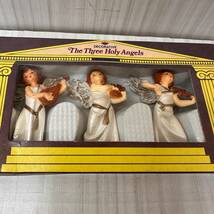 7304 1円スタート オーナメント The Three Holy Angels hand painted アンティーク レトロ クリスマス ツリー 飾り 画像判断 現状品 中古品_画像10