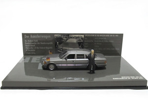 A★PMA 1/43★ Mercedes Benz 500 SEL／メルセデスベンツ 500 SEL 西ドイツ連邦首相 ヘルムート・コール博士 公用車 ★ 最終入荷