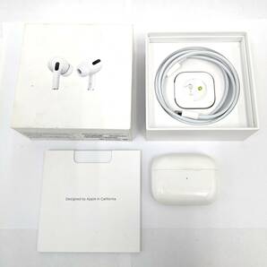 【1163】格安スタート エアポッズ プロ AirPods Pro 本体 箱 充電器付 A2083 A2084 A2190 イヤホン 通電ＯＫ ミュージック 音楽の画像1