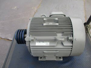  Hitachi трехфазный motor большой TFO-LKK ось диаметр примерно 38mm трехфазный 200V 5.5kW