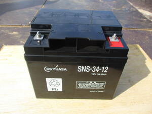 GSユアサ　バッテリー　SNS-34-12　12V 34Ah　MSE型　長寿命タイプ　蓄電池　ソーラー