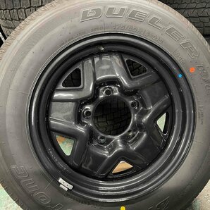 【新車外し品！】中古 ジムニー純正 16インチホイール + 中古 ブリヂストン 175/80R16 2023年製 5本セットの画像2