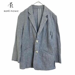 ROPE' PICNIC 薄手 麻混 テーラードジャケット 38・M