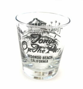 USA オールド雑貨 カルフォルニア 西海岸 Tony's on the Pier カクテルグラス/以下検索 バー レストラン パームツリー ヤシの木 ハワイアン