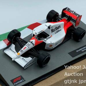 Altaya 1/43 マクラーレン ホンダ McLaren HONDA MP4/6 #1 A.セナ 1991 World Champion Marlboro加工品 アルタヤの画像1