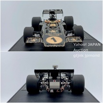 【5月末まで】 GP Replicas 1/18 ロータス 72D JPS Lotus 72D #1 E.フィッティパルディ TOPMARQUES JPSデカール加工 GP126D ブラジルGP優勝_画像4