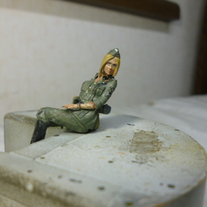 1/35ドイツSS女性兵士、レジン完成品１の画像6