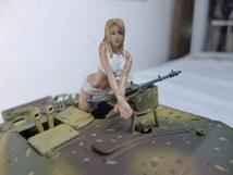 1/35ドイツ国防軍女性兵士、レジン完成品D_画像8