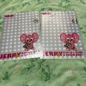 ● JERRYクリアファイル 2枚 16BANK トムとジェリー