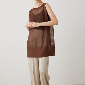 crie comfort クリーコンフォート メッシュアメスリニット