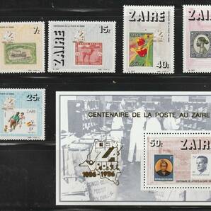 （ザイール）1986年郵便切手100年完セット、スコット評価8.15ドル（海外より発送、説明欄参照）の画像1