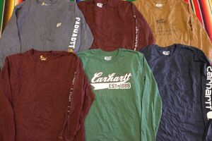 PICK-LST10 カーハート Carhartt 長袖 ロンT プリント￥1～ビンテージUS古着卸セット業者まとめ売り