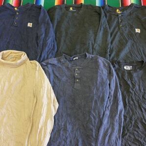 PICK-LST7 カーハート Carhartt ロンT トップスMIX サーマル￥1～ビンテージUS古着卸セット業者まとめ売りの画像1