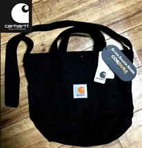 Carhartt カーハート トートバッグ ショルダーバッグ 2way バッグ ブラック 新品 未使用_画像1