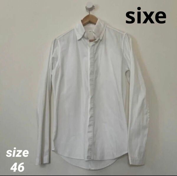 【使用少なめ/美品】SIXE メンズ シャツ 長袖　サイズ46