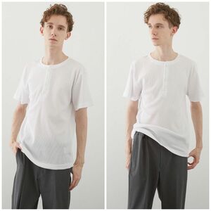 UNITED ARROWS ユナイテッドアローズ VIBGYOR ヴィブジョー 半袖ヘンリーネック 半袖Tシャツ