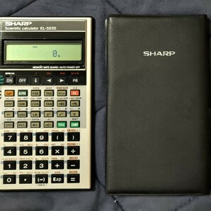 【美品! 動作確認済み!! 送料無料!!!】 SHARP シャープ EL-5030 関数電卓 Scientific calculator の画像1