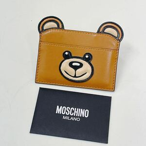 モスキーノ　クマ　テディベア　カードケース　本物　くま　熊　MOSCHINO