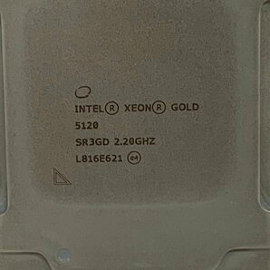 【ハード王】中古CPU/XEON GOLD 5120 SR3GD 2.20GHz 2個セット/9196-Cの画像2