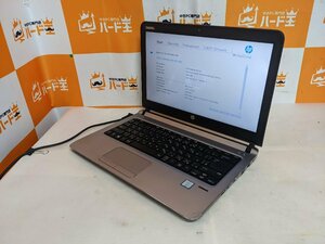 【ハード王】1円～/HP ProBook430G3/Corei3-6100U/4GB/ストレージ無/5048-G12