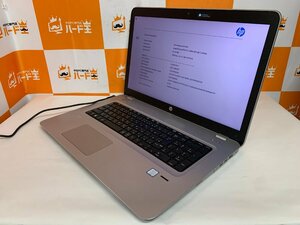 【ハード王】1円～/HP ProBook470G4/Corei5-7200U/8GB/ストレージ無/7676-D13