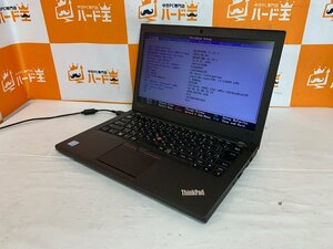 【ハード王】1円～/Lenovo ThinkPad X260 20F5A19U00/Corei3-6100U/4GB/ストレージ無/10671-D11