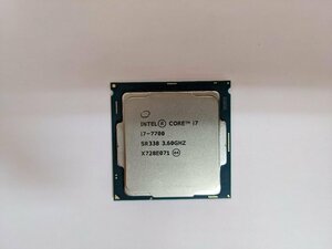 [ hard .] used CPU/Corei7-7700 SR338 3.60GHz/9795-C