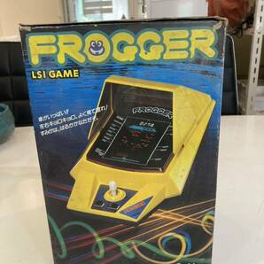 未使用保管品 フロッガー FROGGER 当時物 電子ゲーム Gakken 学研 Konami 昭和レトロ 箱付の画像2