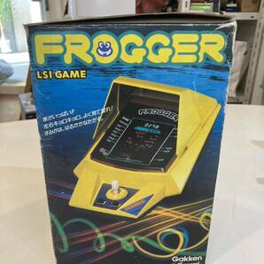 未使用保管品 フロッガー FROGGER 当時物 電子ゲーム Gakken 学研 Konami 昭和レトロ 箱付の画像4