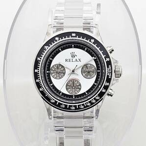 【1円】RELAX リラックス 王冠ロゴ D6 ヴィンテージ腕時計 世界で最も人気のポール・ニューマン腕時計 白文字盤 世田谷ベース 所ジョージの画像2