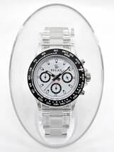 【1円】RELAX リラックス 王冠ロゴ D7 腕時計 クロノ 爆発的な人気のあるモデルの一つ御時計 白文字盤 所ジョージ_画像2